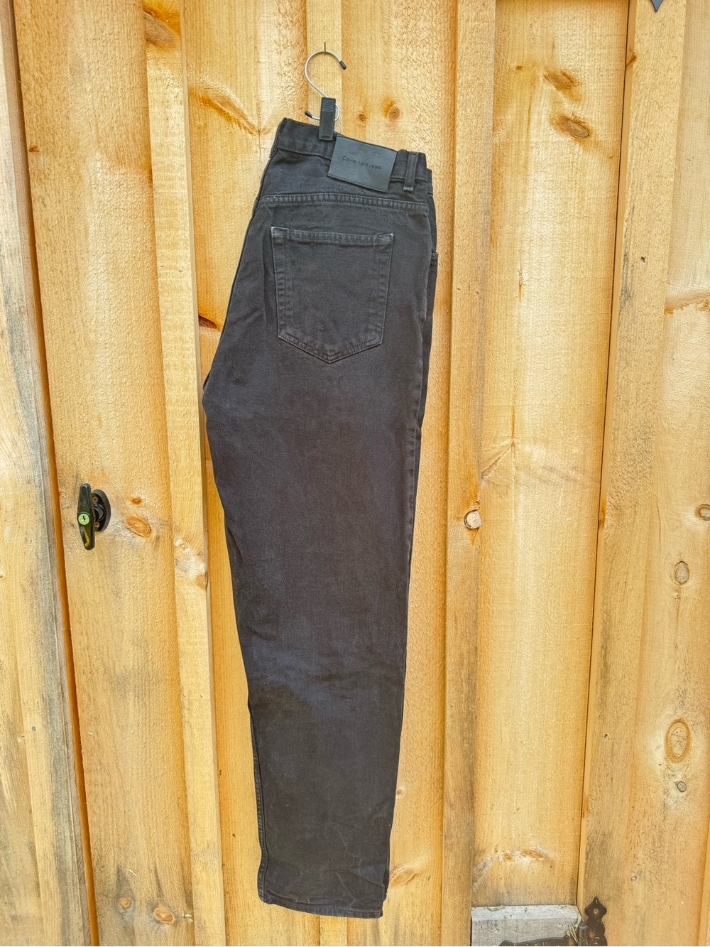 Calvin Klein Men's Slim Straight Black Jeans